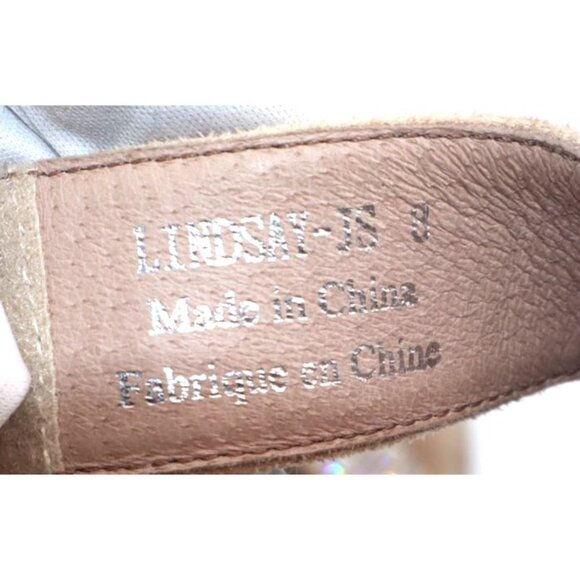 Jeffrey Campbell Glitter Block Heel Ankle Stap Glam Night Out Party Urban Chic - Picture 12 of 12